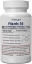 Superior Labs Vitamiin B6 50mg, puhas mitte-GMO täiendus, kõrge imendumine, toetab immuunsüsteemi ja närvisüsteemi, aju funktsiooni, ainevahetust ja südame tervist, oluline hemoglobiini tootmiseks, 120 Veg Caps