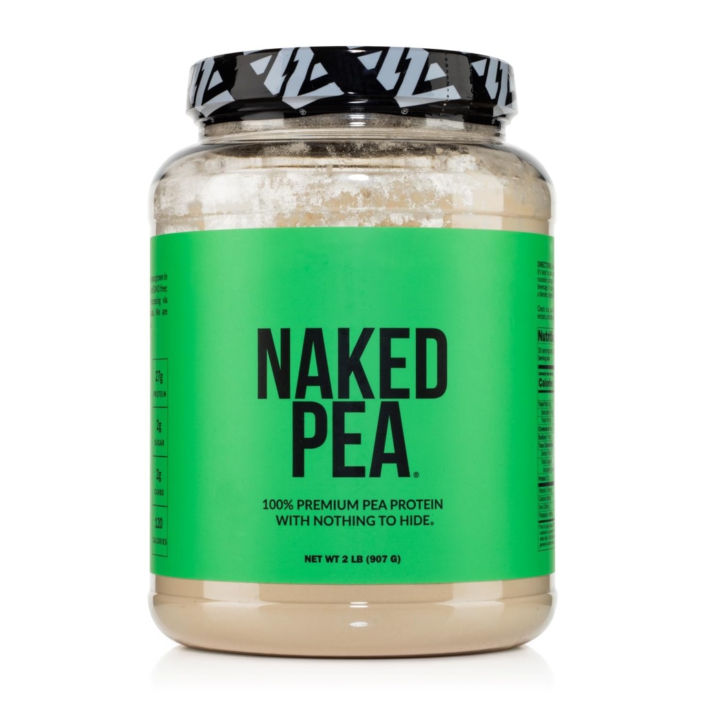 NAKED hernes - 2LB 100% hernevalgu pulber Põhja-Ameerika taludest - maitsestamata Vegan Peavalgu isolaat - Taimevalgu pulber, kergesti seeditav - 30 serveerimist