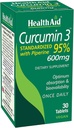 Curcumin Complex 600 mg, 30-Count | Turmeric Extract bioperine tõhustatud imendumist, 95% kurkuminoidid | Vegan, Daily Joint & Immune Support Supplement
