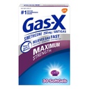 Gas-X maksimaalne tugevusega gaase vabastavad pehmed sohvad 250 mg simetikooniga – 30 loend