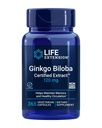 Life Extension Ginkgo Biloba Certified ExtractTM, 120 mg, aitab säilitada mälu ja tunnetust, Gluteenivaba, mitte-GMO, taimetoitlane, 365 kapslit
