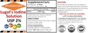 2 x 1 OZ Pack A2Z Orgaaniline Lugol jood ja kaaliumjodiid 2% Lahus 3000 mcg - Vedel täiendustilgad kilpnäärme toetamiseks naistele ja meestele, ainevahetus Tervis, Detox Boost - 2 x 1 Fl Oz / USA