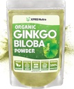 XPRS Nutra Orgaaniline Ginkgo Biloba Pulber - Gingko Biloba Kognitsioonilisandid - Vegan Sõbralik Ginkoba Biloba Orgaaniline - Immuunsuse suurendamine Ginkgo Biloba Pulber (8 oz)