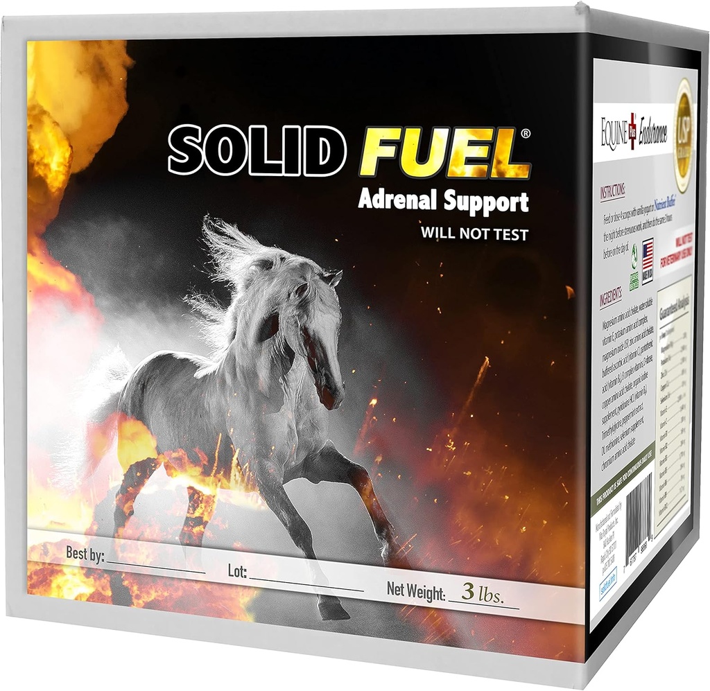 Tahke kütus - Performance Horse Supplement - vitamiinid, mineraalid ja aminohapped neerupealiste toetamiseks ja vastupidavuseks