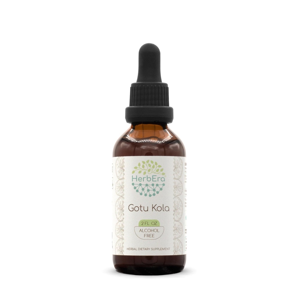 Gotu Kola B60 tinktuur Alkoholivaba taimeekstrakt, kontsentreeritud vedelik tilgad looduslik Gotu Kola (Centella Asiatica) 2 fl oz