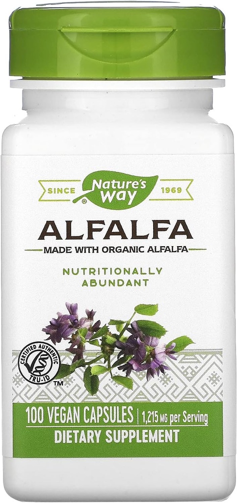 Looduse Tee Alfalfa Lehed - 100 Kapslit