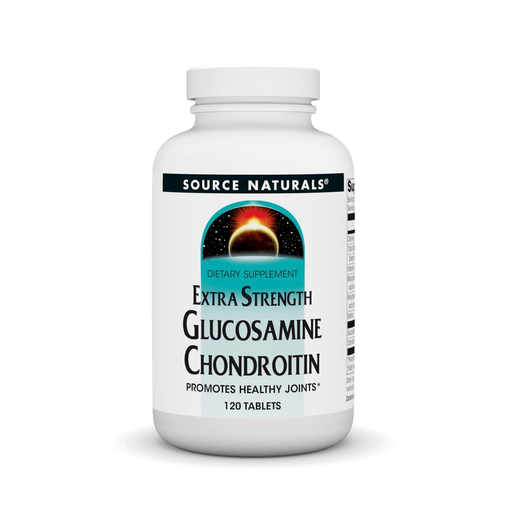 Allikas Naturals Extra Tugevus Glükoosamiin Chondroitin, soodustab tervislikke liigeseid * - 120 tabletti