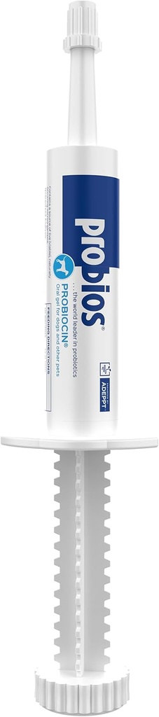 Probios Probiocin suukaudne lemmiklooma geel koertele ja kassidele, probiootiline toidulisand seedetrakti ja immuunsüsteemi toetuseks, 15 g tube