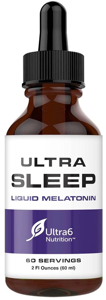 Ultra6 Toitumine Melatoniini tilgad Valerian Juur - Vedel Melatoniini Sleeping Supplement 5 HTP ja Passion Flower - Vedel uneabi tugevus segu täiskasvanutele