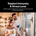 Doktor Morse'i aju ja närvisüsteemide tugi - immuunsuse ja stressi taseme toetamine - Naturopath formuleeritud nootroopiline lisand - Ginkgo Leaf, Gotu Kola, Astragalus Root & Butchers Broom - 90 kapslit