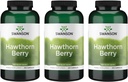 Swanson Hawthorn Berry Supplement - Antioksüdandid Flavonoidid (250 kapslit, 565 mg igaüks) 3 Pakend