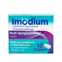 Imodium Multi-Symptom Relief Caplets , Loperamide Hydrochloride & Simethicone Anti-Diarröa Meditsiin kõhulahtisuse, gaasi, puhituse, krampide ja rõhu leevendamiseks , HSA / FSA Sobivad , 12 ct