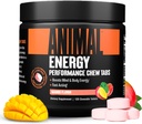 Animal Energy Chews, Fast Acting Energy koos kofeiini, Nootropics ja meresoola keskenduda ja Pre Workout - Mugav ja maitsev Chews Format - Mango