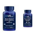 Elu pikendamine Luude taastamine + Vitamiin K2 Vitamiinid ja mineraalid Säilitada Luude Tervis ja tugevus & Super Omega-3 EPA / DHA Kalaõli, Seesami Lignans & Oliiviekstrakt