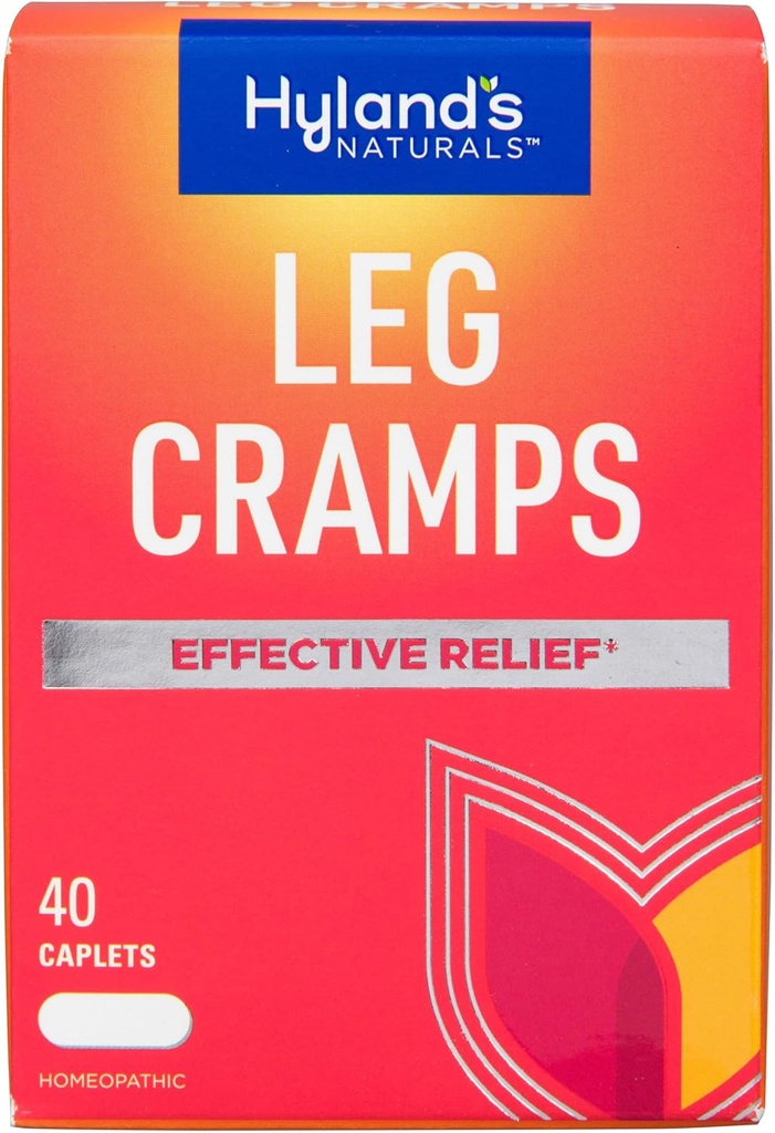 Hyland's Leg Cramps Caplets, looduslik leevendus vasika, jala ja jala kramp, 40 Count Caplet
