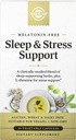 Solgar Sleep & Stress Support, Taimsed Kapslid, Melatoniini Vaba, Aitab Lõõgastuda, Rahusta Sind, Maga kiiresti, Paranda unekvaliteeti Valerian, Passionflower, Hops, Non-GMO, 15 Servings, 30 Count