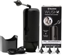 Wush Pro by Black Wolf- Deluxe Water Powered Ear Cleaner- Ohutu & Efektiivne - Elektriline kolmekordne Jet Stream 3 Rõhuseaded kõrvavaha ehitamiseks - Kõrvavavaha eemaldamine Kit- Veekindel USB taaslaetav