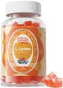 L-Lysine Gummies 1000mg - L-Lysine Supplements lastele ja täiskasvanutele - Huulte ja külma valu * Naiste toetamine - Näritavad lüsiinkummid vitamiin B12 - Vegan, Non GMO, Gluteenivaba, 60 loeb