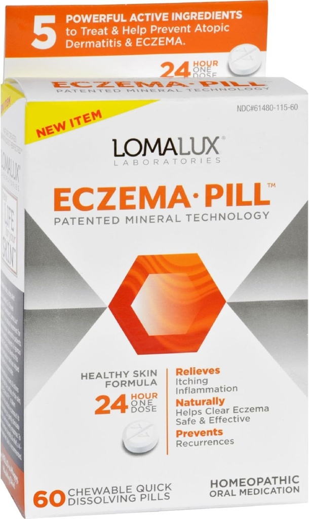 Loma Lux Laboratories Akne ekseem - näritav - kiire lahustamine - 60 loend