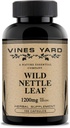 Wild Nettle Leaf kapslid | Toetab tervislikku vedeliku tasakaalu ja kuseteede probleeme | 100% looduslik orgaaniline taimsete täiendada 1200mg | 100 Pack