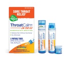 Boiron ThroatCalm On The Go Travel Essential for Relief valulik kurk, või Scratchy, punane või kuiv kurk ja kähedus - 2 Count (160 Pellets)