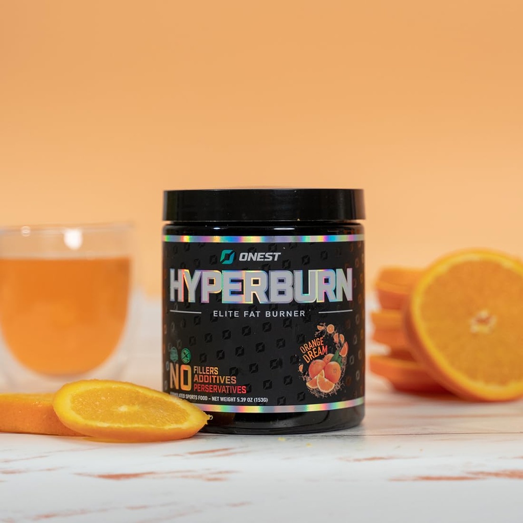 ONEST Hyperburn Fat Burner Pulber – 153g (30 Servings), Enhanced Energy Boost & Performance Support Supplement Metabolism Booster & Sport Nutrition Powder meestele ja naistele
