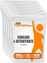 BulkSupplements.com Koliinbitartraadi pulber - koliin L-bitartraadina, koliinilisandina - gluteenivaba, 600 mg serveerimise kohta, 5 kg (11 naela) (pakk 5)
