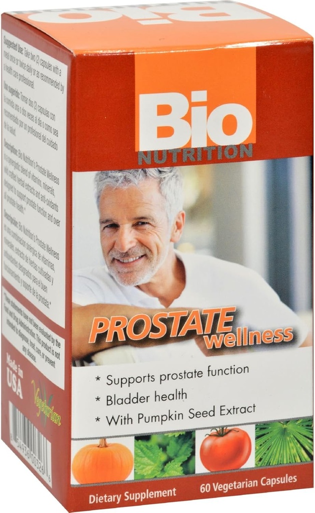 Bio Nutrition eesnäärme heaolu - põie tervis - gluteenivaba - 60 taimetoitlast kapslit (pakk 2)