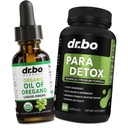 Oreganoõli Orgaaniline Vedelik tilgad & Soolestiku Tervise Kapslid - Oregano tilgad Õli Tinktuur Ekstrakt & Soolepillid Taimne Ussipuu Must Kreeka pähkli Nelgid Immune Support - Taimne Orgaaniline
