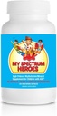 My Spectrum Heroes Children's Multivitamin Supplement - Acetyl-l-carnitine, Choline, Coenzyme Q10, Inositol, MSM, MTHF, NAC for Daily Nutritional Help and Cognitive Health (150 Capsules)