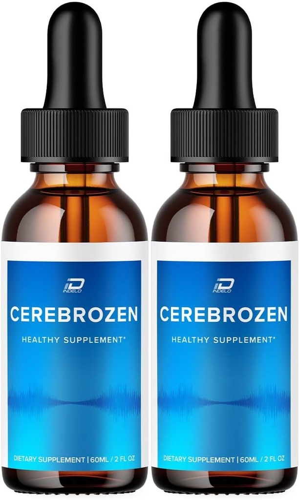 Cerebrozen Tinnitus Kõrva tilgad - Cerebrozen 24, Cerebrozen Vedel tilgad, Cerebrozen Reviews, Cerebrozen Drops for Ear Relief (2 Pack - 120 ML)
