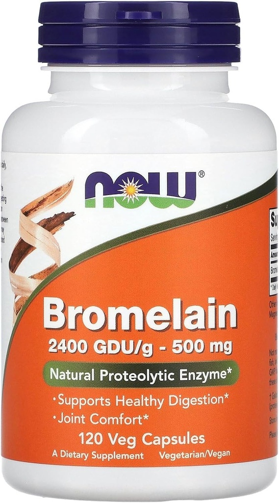 Bromelain 2400 GDU/ g 500 mg 120 vcaps