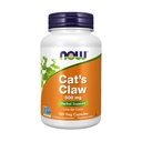 NOW Foods Supplements, Cat's Claw 500 mg, Non-GMO Project Verified, Taimne täiendus, 100 Veg kapslid