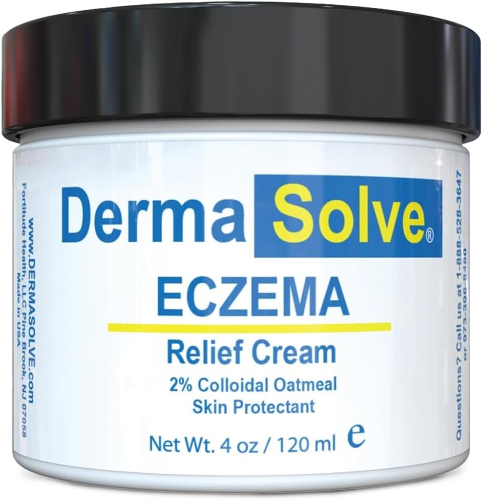 Dermasolve Full Body Relief Lotion Cream - Flare Control Therapy Balm, mis kaitseb, niisutab ja parandab Naha lapsed, imikud ja täiskasvanud - Steroid Free (4 Fl Oz, 1)