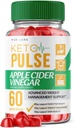 Rize laborid Keto Pulse Gummies - Kaalulangus Supplement Organic Ingredients Apple Siider Äädikas Advanced Active Keto ja ACV Formula Plus Gomita (60 Gummies)