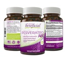 PUHASELT kasulik RESVERATROL1450-90 päeva pakkumine, 1450 mg tugevate antioksüdantide ja trans-resveratrooli serveerimise kohta, edendab vananemisvastast, kardiovaskulaarset tuge, maksimaalset kasu (1 pudel)