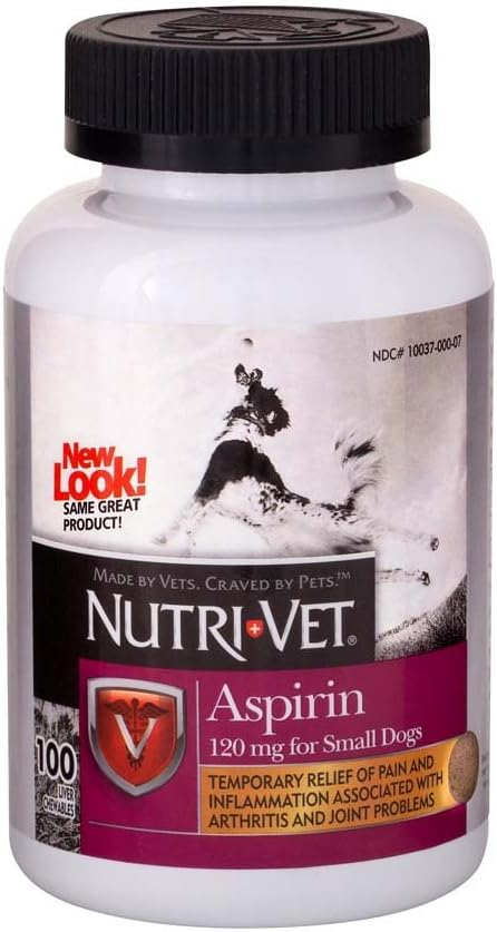 Nutri-Vet K9 koera aspiriin väikestele koertele 100 ct