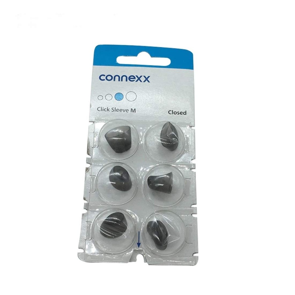 Signia/Connexx Varustus Click CIC ITC & RIC Kuulmisabi Domes Pack of 6 (Slosed Medium)