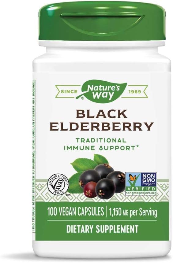 Nature's Way Elderberry, 100 Cap, (2 kotti)
