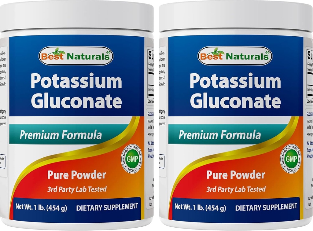 Parim looduslik kaaliumglükonaat 1lb pulber (1 LB (pakk 2))