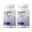 Tasakaalustab melatoniin 10mg Fast-Dissolve, 120 tabletti - looduslik uneabi rahututel öödel, ravimivaba toetus lõõgastumiseks ja rahuks