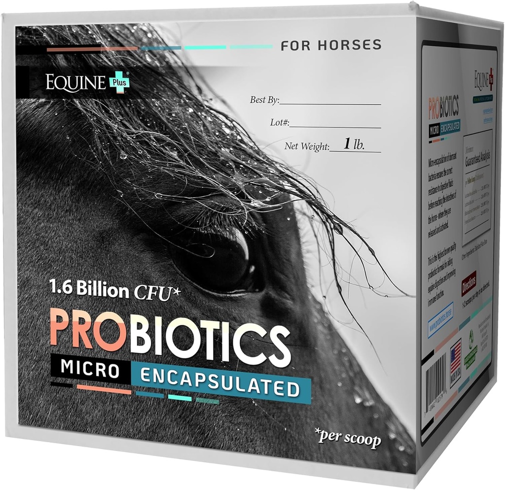 Mikrokapseldatud probiootikumid hobustele - Premium Equine Digestive Health Supplement