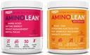 AminoLean Pre Workout Energy (Fruit Punch 30 Servings) koos AminoLean taastamise post Treening Boost (Blood Orange 30 Servings)