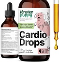 Forever Puppy Cardio Drops for Dogs - Heart Support for Dogs w/Hawthorn Berry & Motherwort Herb - Vedel Antioksüdant Supplement w/Gotu Kola Leaves & Lavendel Extract - 4 fl oz