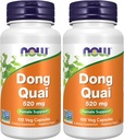 NOW Supplements , Dong Quai ( Angelica sinensis ) 520 mg , naissoost tugi * , 100 Veg kapslit ( 2 pakendis )
