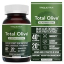 Total Olive® - Olive Leaf Extract (40% Oleuropein) Plus Olive Fruit Extract (20% Hydroxytyrosol) - Full Spectrum Extract Kasvatatud ja ekstraheeritud Hispaanias - BioPerine Absorption Enhancement (60 Count)