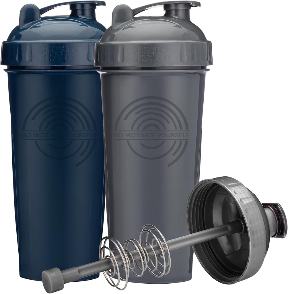 28-Ounce Shaker Pudel Action-Rod Mixeriga | Shaker Cups motiveerivate tsitaatidega | Protein Shaker Pudel on BPA vaba ja nõudepesumasin ohutu | Hall & Merevägi