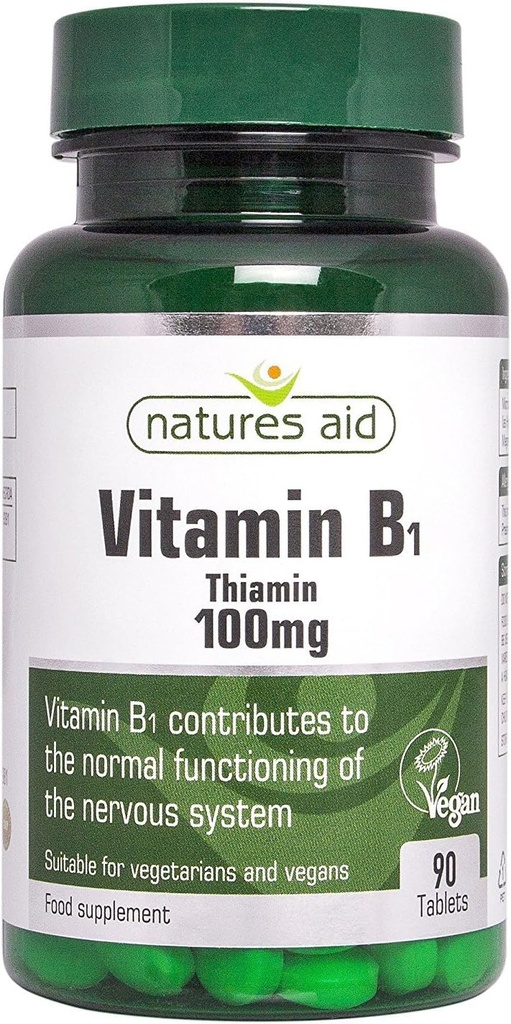 Vitamiin B1 100mg 90 Tabs-2 Pack