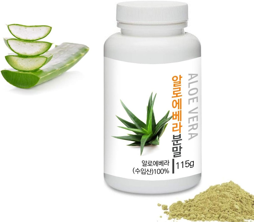 Prints Natural Aloe Vera ekstrakti pulber 프린스 농축 분말, 4,0oz / 115g (Aloe Vera / 알로에베라)